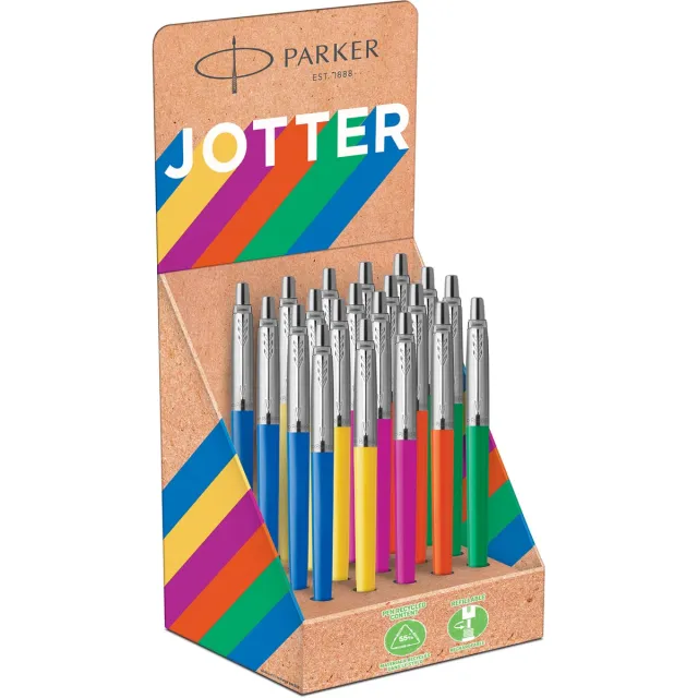 Parker Balpen Parker Jotter Original CT assorti medium blauw