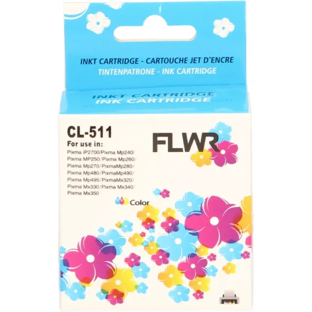 FLWR Canon CL-511 kleur (Huismerk (remanufactured))