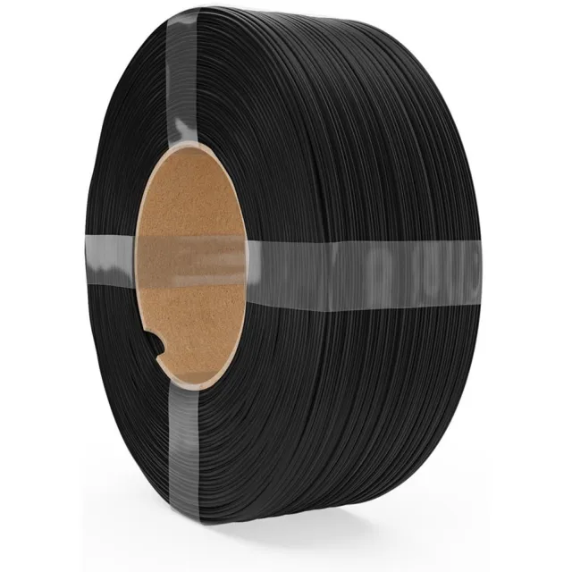 Fiberlogy PLA Impact Refill Black 1 kg - 3D printer filament - 1,75 mm Zwart