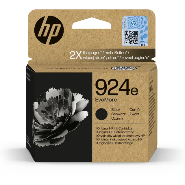 HP 924e EvoMore originele zwarte inktcartridge
