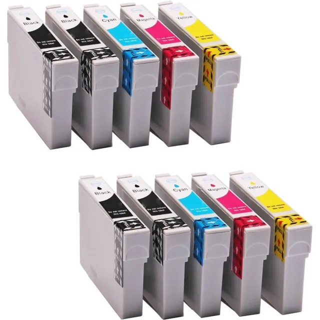 ABC Set 10x ABC huismerk cartridge geschikt voor Epson 18XL XP-102 XP-202 XP-205 XP-212 XP-215 XP-225 XP-30 XP-302 XP-305 XP-312 XP-313 XP-315 XP-322 XP-325 XP-33 XP-402 XP-405 XP-412 XP-413 XP-415 XP-420 Set 10 stuks