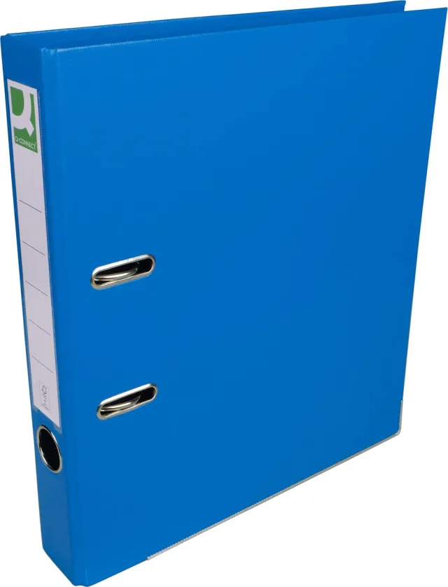 Q-CONNECT ordner, voor ft A4, volledig uit PP, rug van 5 cm, blauw