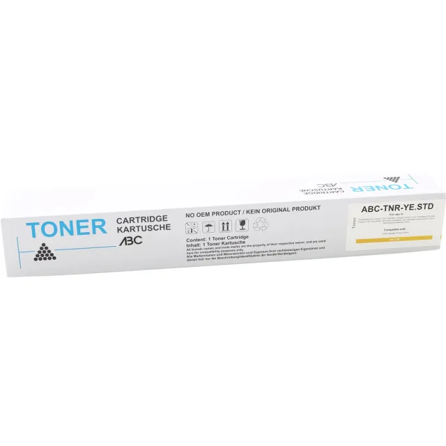 ABC huismerk toner geel geschikt voor Sharp MX62GTYA MX-6240N MX-6580N MX-7040N MX-7090N MX-7580N MX-8090N