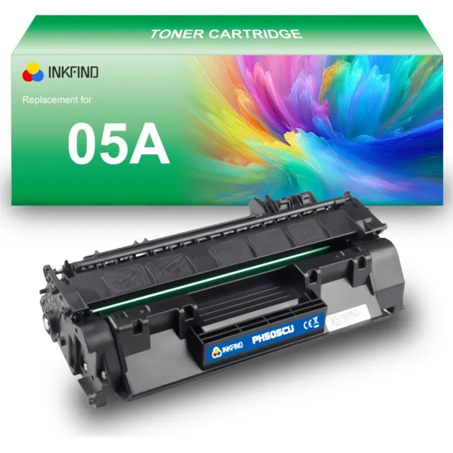 INKFIND 05A (CE505A) Tonercartridge compatibel met HP 05A CE505A Canon 719 - 1-pack Zwart Zwart x 1