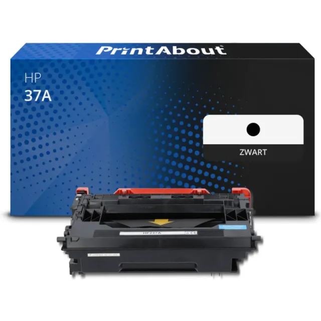 PrintAbout huismerk Toner 37A (CF237A) Zwart Geschikt voor HP