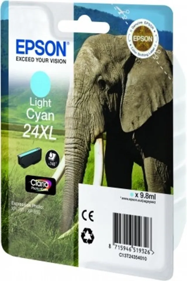 Epson 24XL - Inktcartridge / Licht Cyaan / Hoge Capaciteit