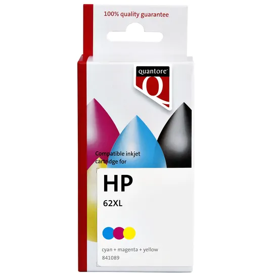 Quantore Inktcartridge Quantore alternatief tbv HP C2P07AE 62XL kleur False