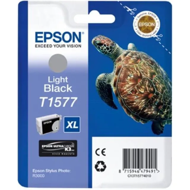 Epson T1577 - Inktcartridge / Licht Zwart