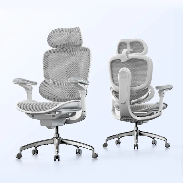 Sihoo Doro C300 V2 Ergonomische Bureaustoel - Dubbele Dynamische Lendesteun - 8D Gecoördineerde Armleuningen - Verstelbaar voor Werk en Gaming - Wit C300 V2 - Wit