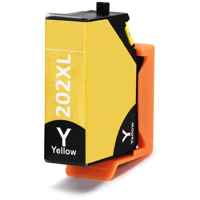 Inktkenners Inktcartridge Geschikt voor Epson 202 / 202XL - 1x Geel | Cartridge Geschikt voor Expression Premium XP 6000 - XP 6005 - XP 6100 - XP 6105