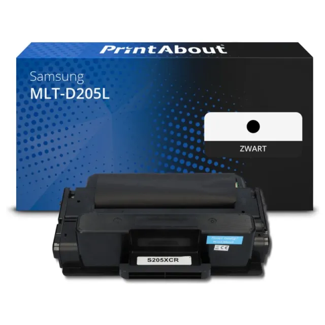 PrintAbout huismerk Toner MLT-D205L (SU963A) Zwart Hoge capaciteit Geschikt voor Samsung