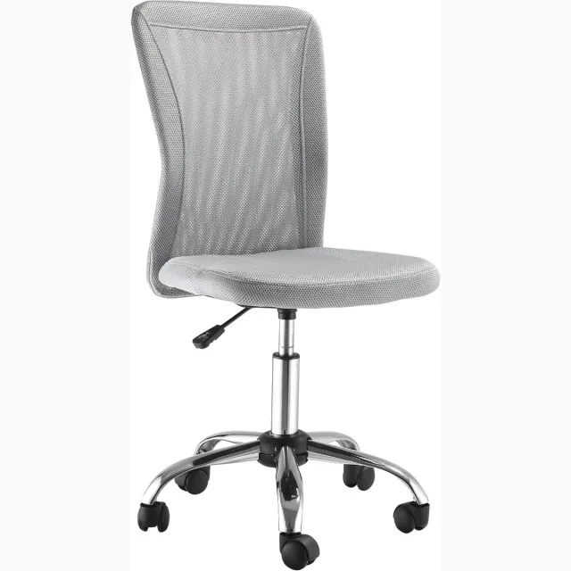 Vinsetto bureaustoel - Polyester - 43x58x100cm - Grijs