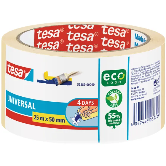 Tesa Afplaktape tesa® Economy 50mmx25m beige