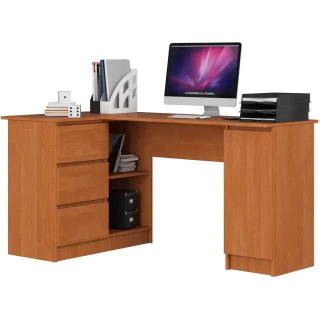 Akord Hoekbureau Links B20 / Computerbureau / Computer Tafel / Bureautafel Links / Els / 155 x 77 x 85 cm