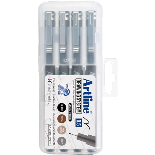 Artline Fineliner Artline technisch 0.5mm assorti