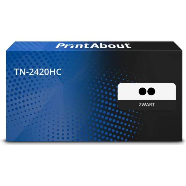 PrintAbout huismerk Toner TN-2420HC Zwart Multipack Extra hoge capaciteit Geschikt voor Brother