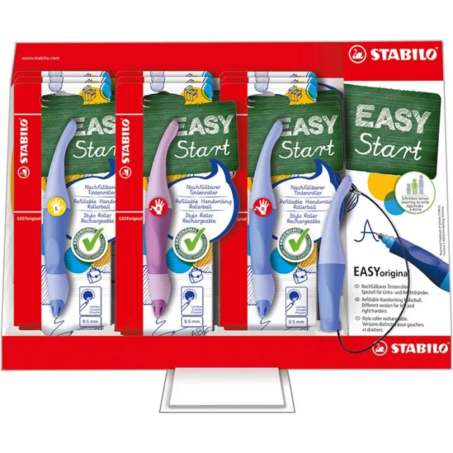 Stabilo EASYoriginal Pastel roller, display 9 stuks blauw