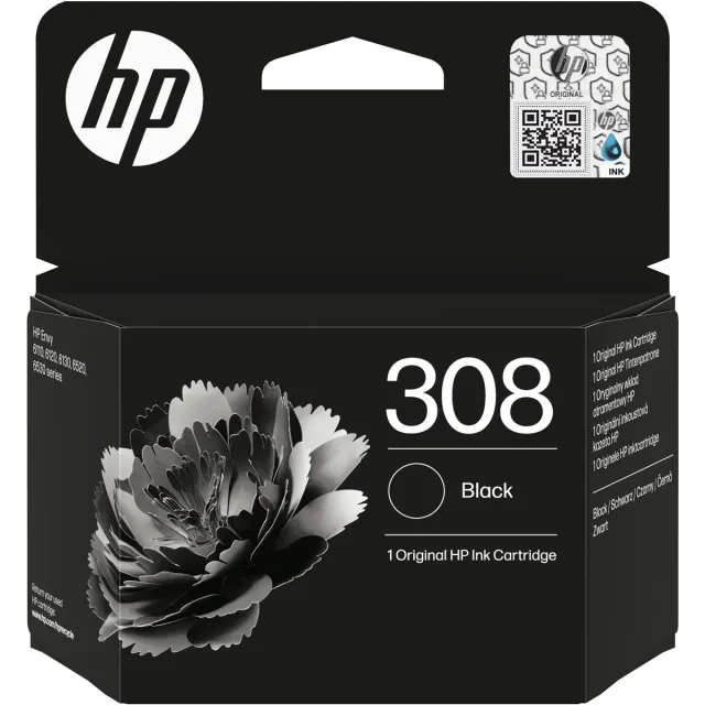 HP 308 inktcartridge zwart