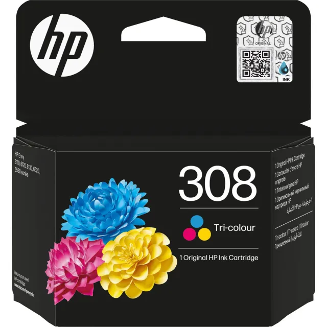 HP 308 - Inktcartridge - Origineel - Standaard capaciteit - Kleuren