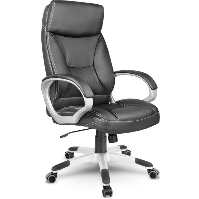 Sofotel EG-223 - Bureaustoel - Ergonomisch - Eco-leder - Zwart & Wit Contrast