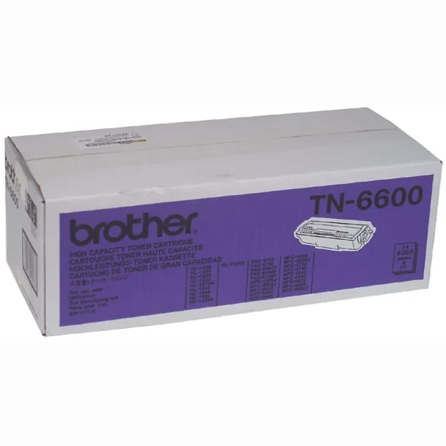 Brother TN-6600 Tonercartridge - Zwart