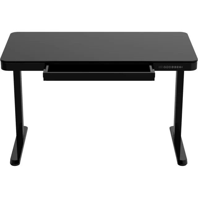 Lykke Zit Sta Bureau Elektrisch 120x60cm Polar, zwart black