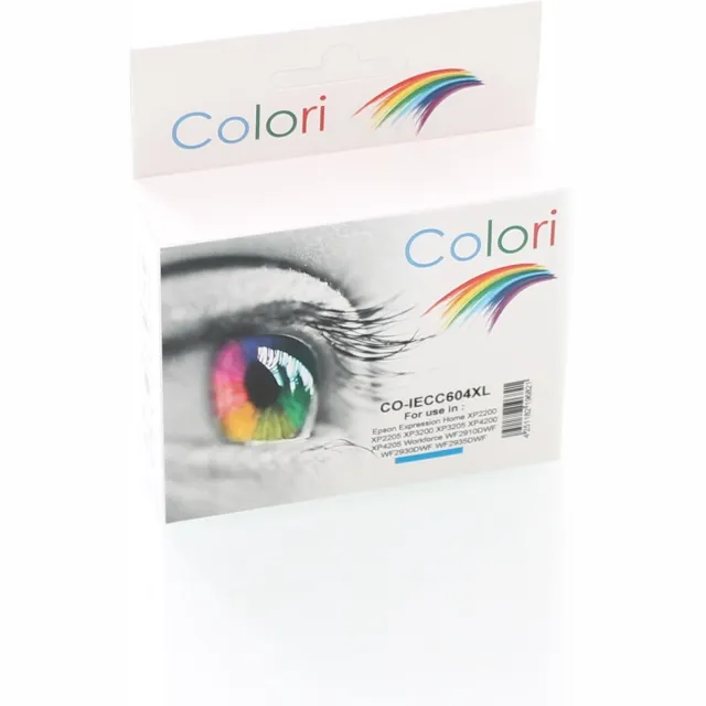 Colori huismerk inkt cartridge geschikt voor Epson 604XL Cyan Expression Home XP2205 XP3200 XP3205 XP4200 XP4205 WF2930DWF WF2935DWF WF2950DWF