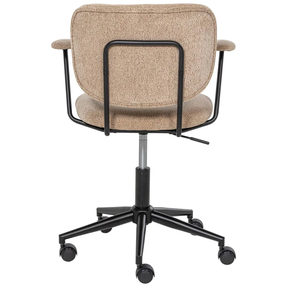 WOOOD Brint Bureaustoel Met Armleuning - Zand - 87x62x63, foto 2