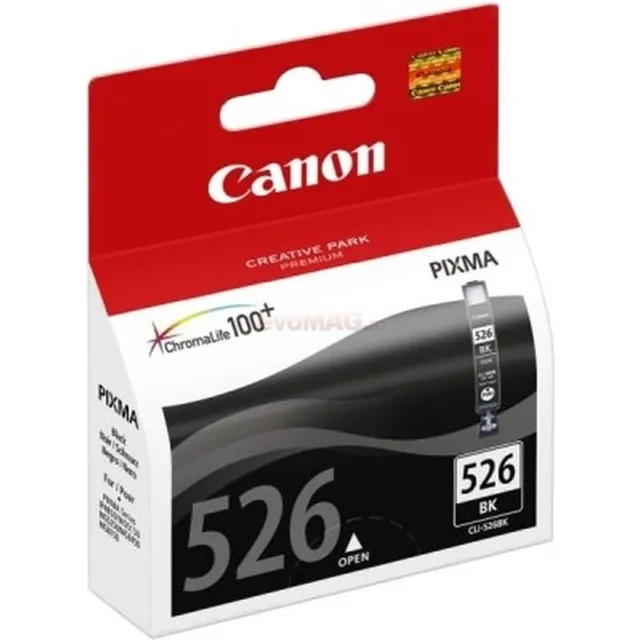 Canon CLI-526BK inktcartridge zwart standard capacity 9ml 555 foto's 1-pack blister zonder alarm