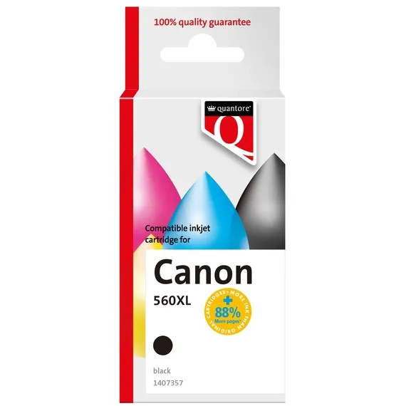 Quantore Inktcartridge Quantore alternatief tbv Canon PG560XL zwart