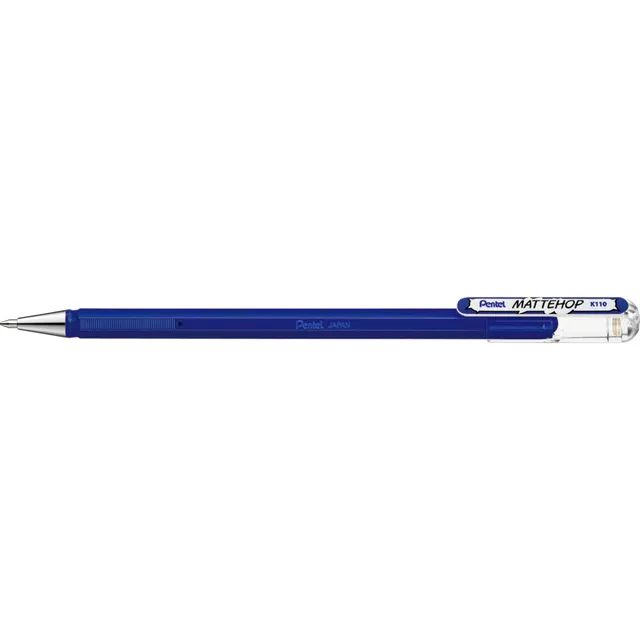 Pentel Gelschrijver Pentel K110 Mattehop medium blauw