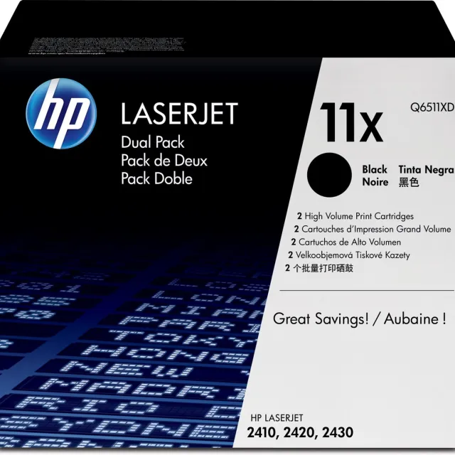 HP 11X - Tonercartridge Zwart