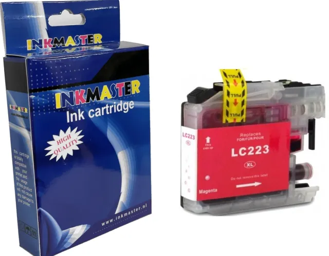 inkmaster huismerk cartridge compatible voor Brother LC223 XL Magenta 14 ml DCP-J4120DW MFC-J4420DW MFC-J4425DW MFC-J4620DW MFC-J4625DW MFC-J5320DW MFC-J5620DW MFC-J5625DW MFC-J5720DW LC-223
