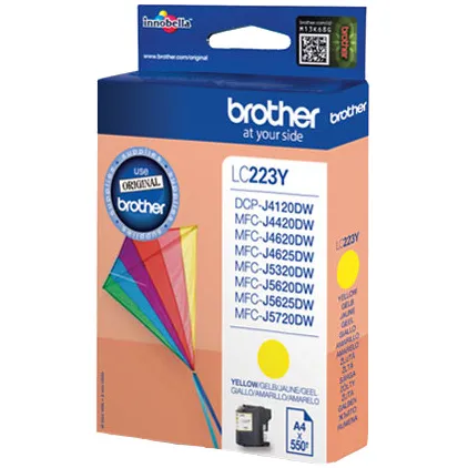 Brother LC-223Y gele inktcartridge