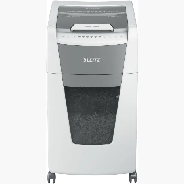 Leitz IQ Autofeed office 300 papiervernietiger P4 grijs