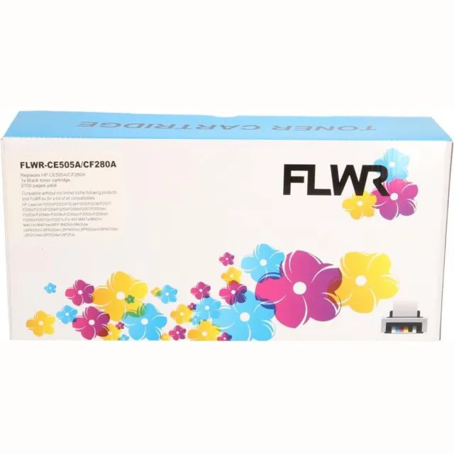 FLWR Toner / 55A / CF280A / Zwart