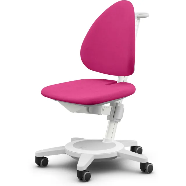 moll Funktionsmöbel GmbH Moll Maximo Kinderbureaustoel - Ergonomische Kinderbureaustoel - Met Verstelbare Zitting En Rugleuning - Groeit Mee Van 110 Tot 185 cm - Draaistoel, ideaal voor schoolkinderen - duurzaam & hoogwaardig Soft Magenta