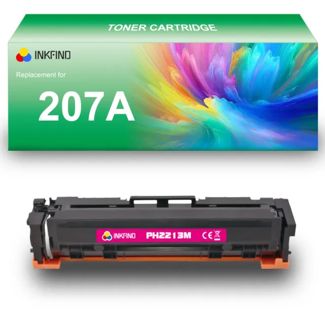 INKFIND 207A (W2213A) Magenta tonercartridge compatibel met HP 207A (W2213A) Magenta toner cartridge - 1-pack Magenta Magenta x 1