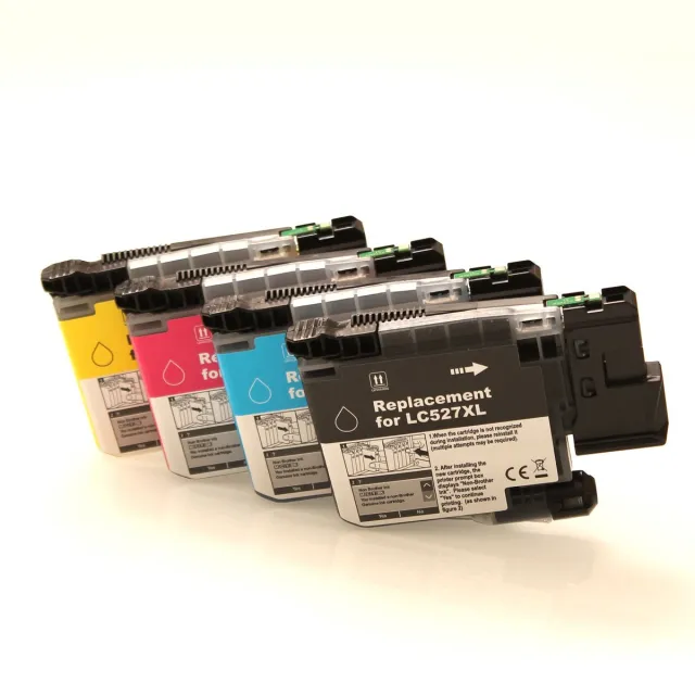 ABC huismerk set 4x inktcartridge geschikt voor Brother LC527XL LC527XLVAL geschikt voor MFC-J4350DW MFC-J4550DW Set 4 kleuren
