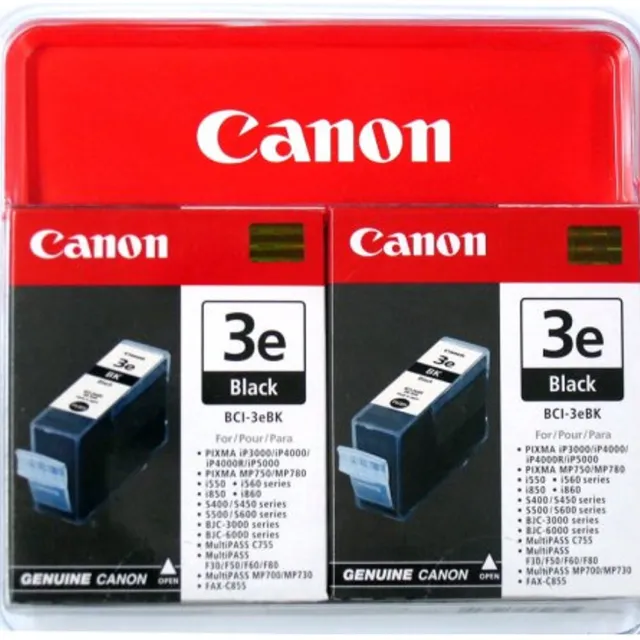 Canon BCI-3E - Inktcartridges / Zwart