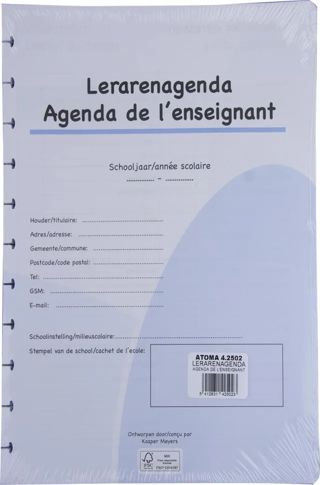 Atoma vulling voor lerarenagenda, A4 wit