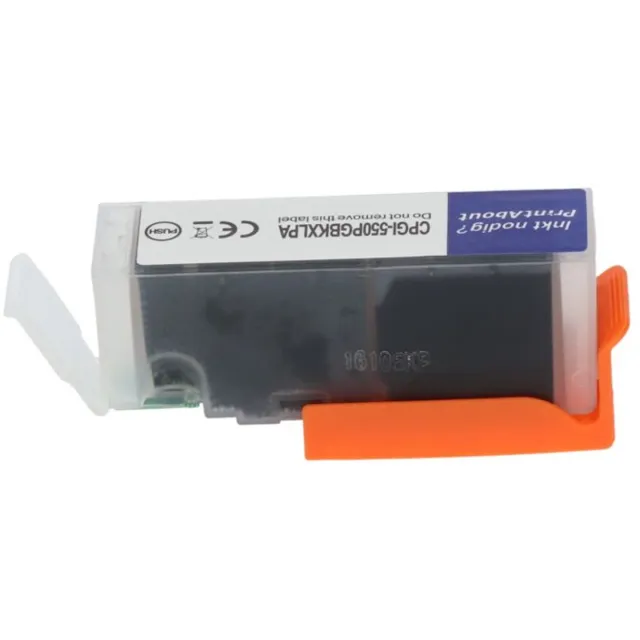 PrintAbout huismerk Inktcartridge PGI-550PGBK XL Zwart Hoge capaciteit geschikt voor Canon