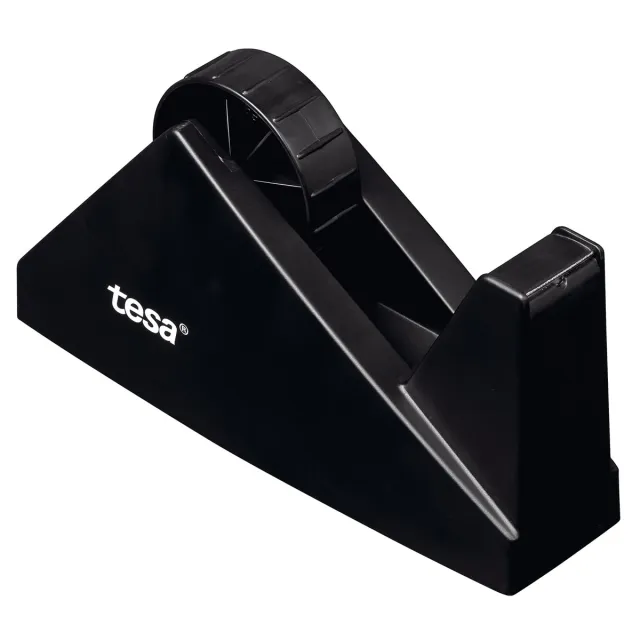 Tesa plakbandafroller Easy Cut Economy, zwart