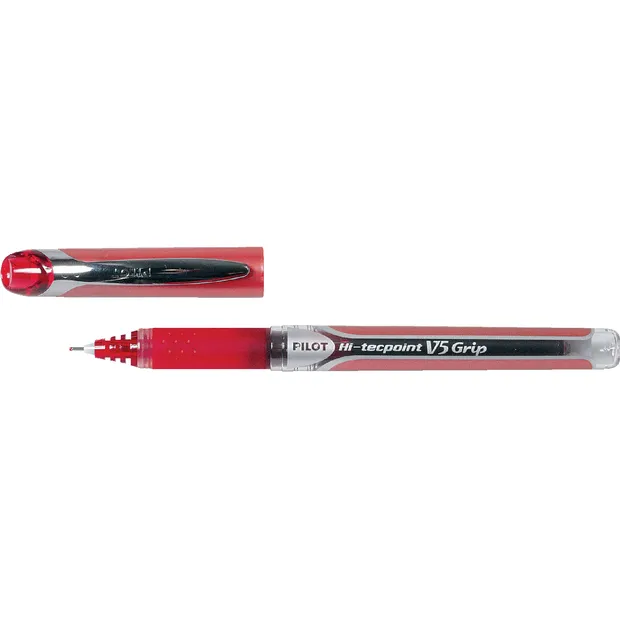 Pilot Rollerpen PILOT Hi-Tecpoint V5 Grip fijn rood