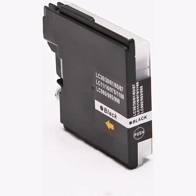 inkmaster Huismerk cartridge voor LC-985 XL BK Black| 1 x Black Zwart cartridge voor Brother DCP J125, J140W, J315W, J515W, MFC J220, J265W, J410, J415W