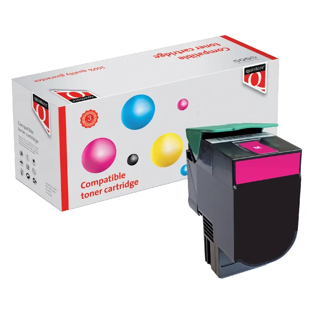 Quantore Tonercartridge Quantore alternatief tbv Lexmark C540H1MG rood