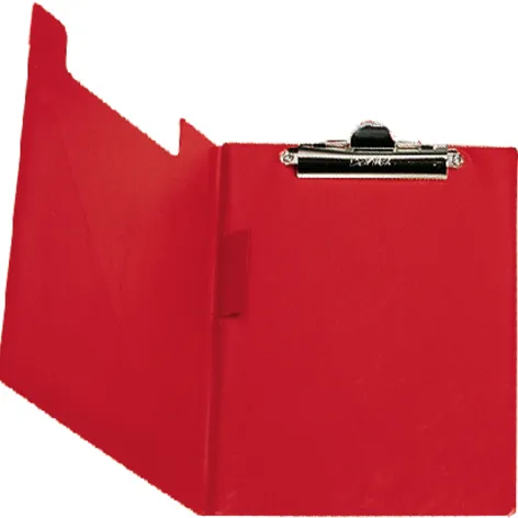 Bantex Klembordmap Bantex met klem en penlus rood
