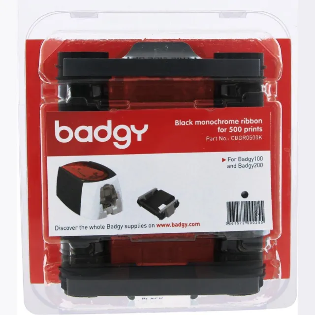 Badgy Lint zwart (500 prints) voor Badgy100 & Badgy200