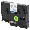 Brother Huismerk Brother TZe-133 Labeltape 12mm Blauw op Transparant