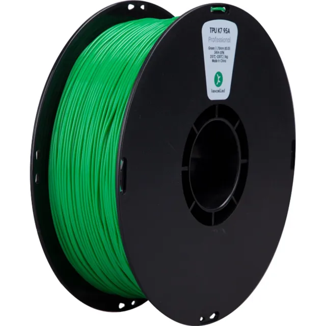 kexcelled TPU 95A Groen/Green 1kg 1.75mm 3D Printer filament Groen/Green - TPU-K7-95A - 1kg